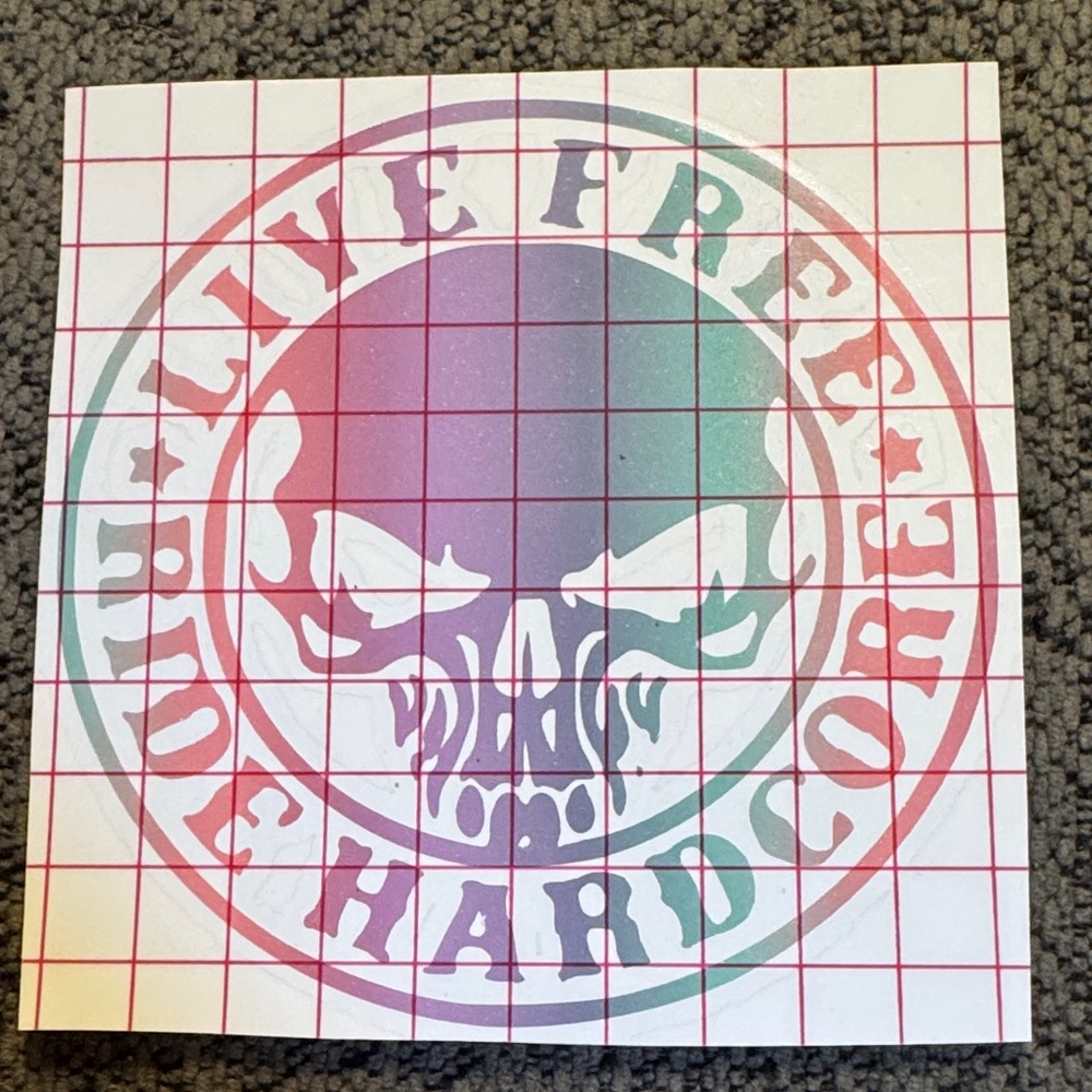 Live Free Ride Hardcore Decal - Picture 5 of 5